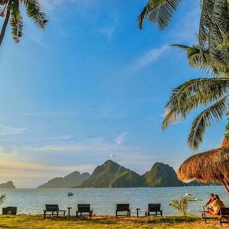 Sunset At Las Cabanas El Nido Bagian luar foto
